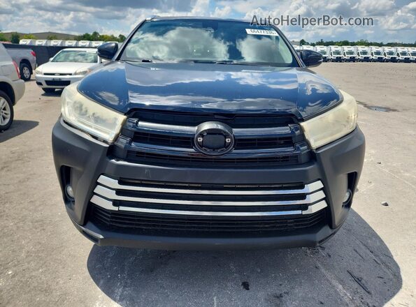 5TDJZRFH8JS903023 2018 TOYOTA HIGHLANDER Black Вид спереду