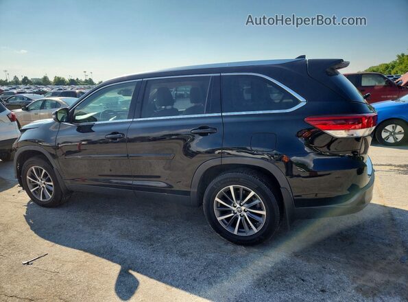 5TDJZRFH8KS736809 2019 TOYOTA HIGHLANDER Black Задня ліва чверть