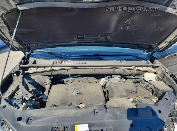 5TDJZRFH8KS736809 2019 TOYOTA HIGHLANDER Black Вид підкапотного простору
