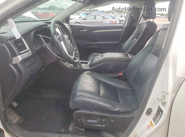 5TDJZRFH9HS431327 2017 TOYOTA HIGHLANDER White Սալոնի դիմացի տեսք