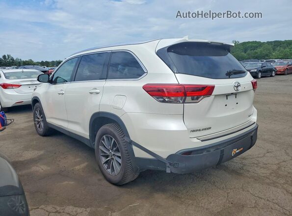 5TDJZRFH9KS615027 2019 TOYOTA HIGHLANDER Белый Задняя левая четверть
