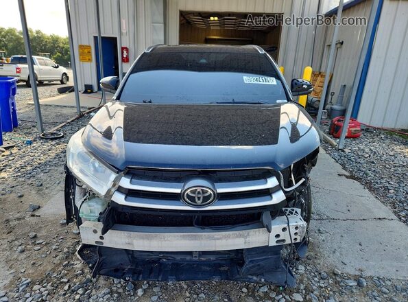 5TDJZRFHXHS399391 2017 TOYOTA HIGHLANDER Black Vista frontal