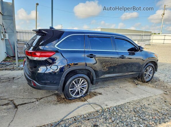 5TDJZRFHXHS399391 2017 TOYOTA HIGHLANDER Black Trasero derecho