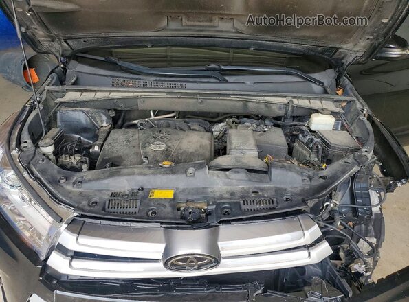 5TDJZRFHXHS518766 2017 TOYOTA HIGHLANDER Черный Вид подкапотного пространства