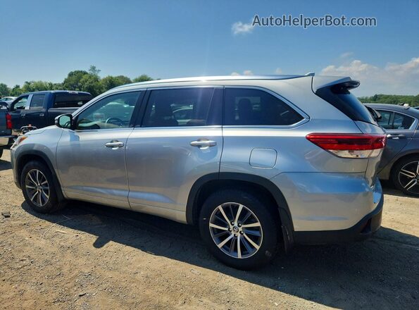 5TDJZRFHXJS811038 2018 TOYOTA HIGHLANDER Silver Trasero izquierdo
