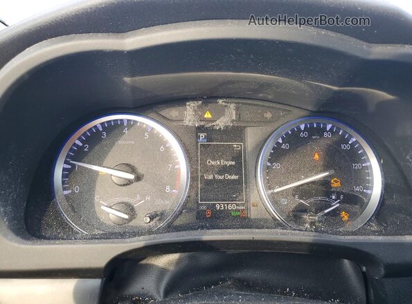 5TDJZRFHXJS851801 2018 TOYOTA HIGHLANDER White Instrument cluster view