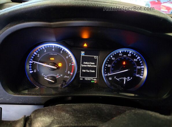 5TDJZRFHXJS907753 2018 TOYOTA HIGHLANDER Blue Instrument cluster view