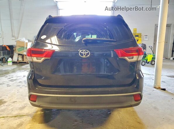 5TDJZRFHXJS914766 2018 TOYOTA HIGHLANDER Black Rear view