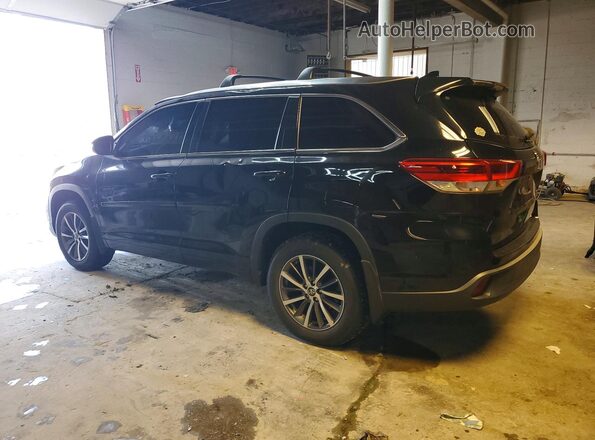 5TDJZRFHXJS914766 2018 TOYOTA HIGHLANDER Black Rear left