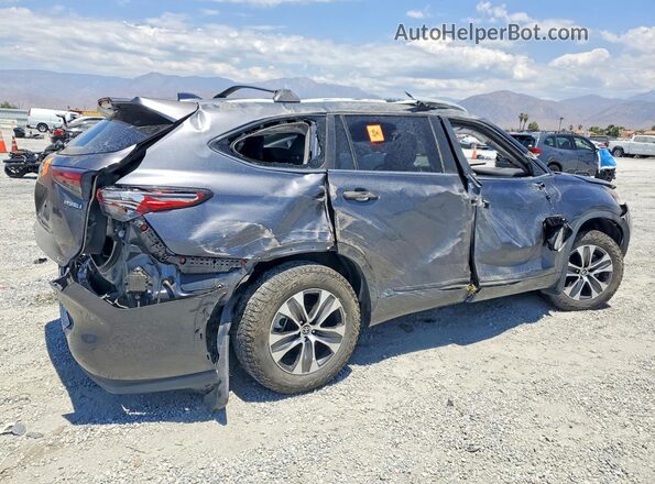 5TDKARAH0PS018164 2023 TOYOTA HIGHLANDER Gray Задня права чверть