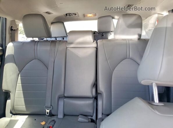 5TDKARAH0PS018164 2023 TOYOTA HIGHLANDER Gray Вид задніх сидінь