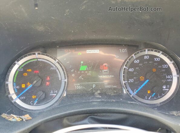 5TDKARAH0PS018164 2023 TOYOTA HIGHLANDER Gray Вид щитка приладів