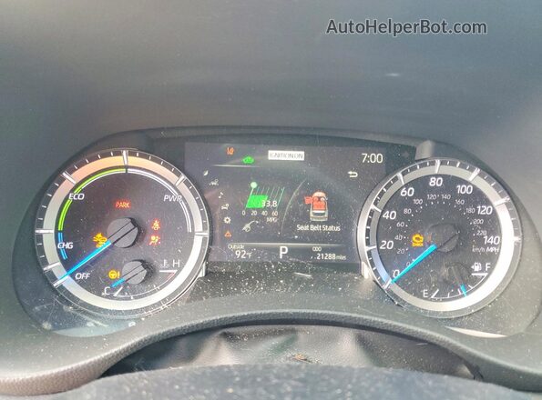5TDKARAH2PS522800 2023 TOYOTA HIGHLANDER White Вид щитка приладів