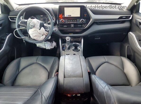 5TDKARAH2PS522800 2023 TOYOTA HIGHLANDER White Вид панелі приладів