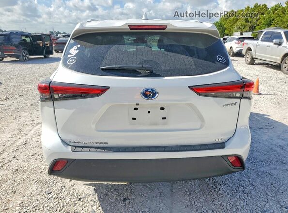 5TDKARAH2PS522800 2023 TOYOTA HIGHLANDER White Вид ззаду