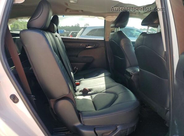 5TDKARAH2PS522800 2023 TOYOTA HIGHLANDER White Вид задньої частини салону