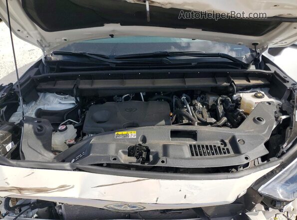 5TDKARAH2PS522800 2023 TOYOTA HIGHLANDER White Вид підкапотного простору