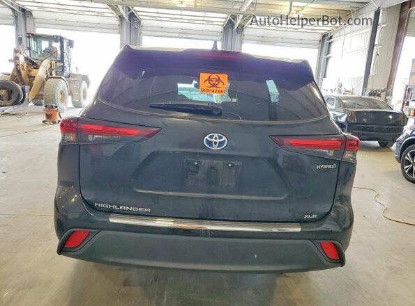 5TDKBRCH0RS613609 2024 TOYOTA HIGHLANDER Black უკანა ხედი
