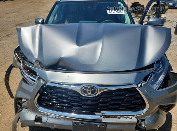 5TDKBRCH7SS655393 2025 TOYOTA HIGHLANDER Gray უკანა სალონის ხედი