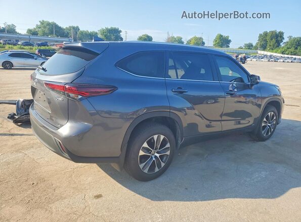 5TDKBRCH7SS687003 2025 TOYOTA HIGHLANDER Gray Задня права чверть
