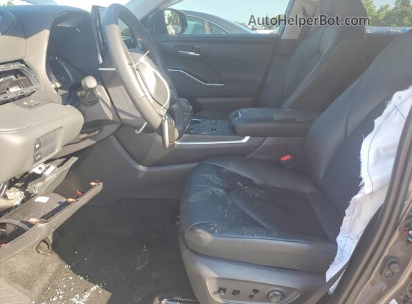 5TDKBRCH7SS687003 2025 TOYOTA HIGHLANDER Gray Вид салону спереду