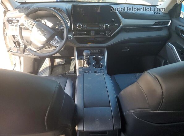 5TDKBRCH7SS687003 2025 TOYOTA HIGHLANDER Gray Вид панелі приладів