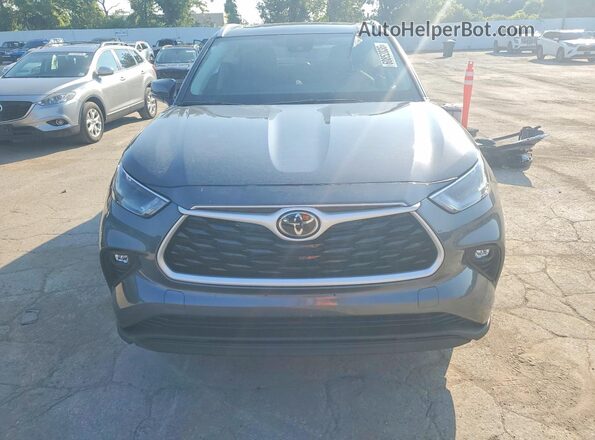 5TDKBRCH7SS687003 2025 TOYOTA HIGHLANDER Gray Вид спереду