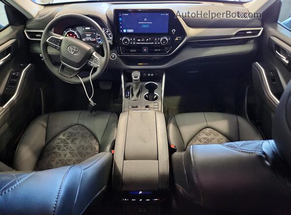 5TDKBRCHXSS683317 2025 TOYOTA HIGHLANDER Серый Вид панели приборов