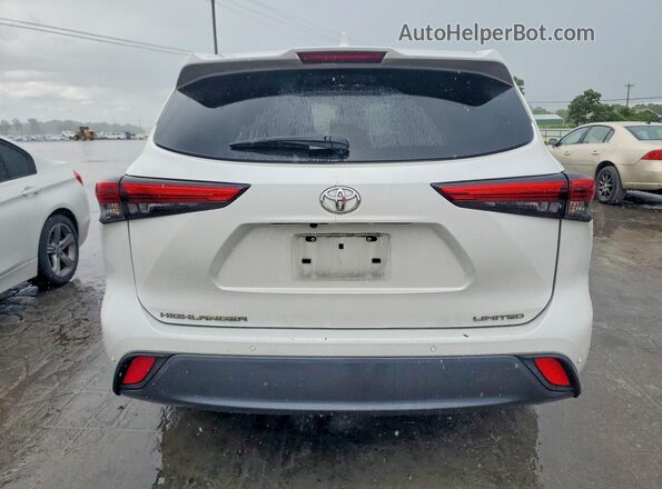 5TDKDRAH0PS019077 2023 TOYOTA HIGHLANDER Белый Вид сзади