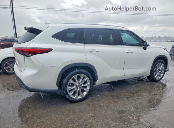 5TDKDRAH0PS019077 2023 TOYOTA HIGHLANDER Белый Задняя правая четверть