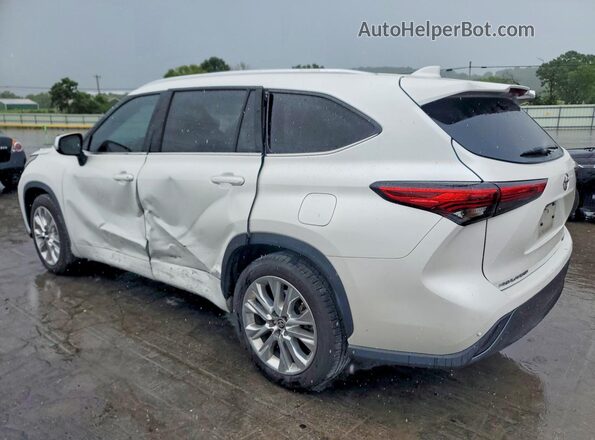 5TDKDRAH0PS019077 2023 TOYOTA HIGHLANDER Белый Задняя левая четверть