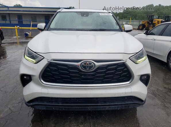 5TDKDRAH0PS019077 2023 TOYOTA HIGHLANDER Белый Вид спереди