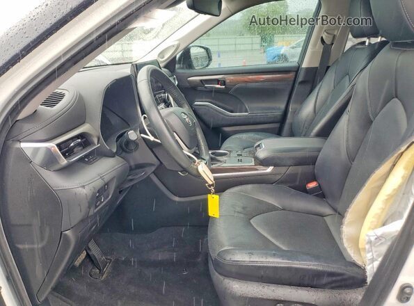5TDKDRAH0PS019077 2023 TOYOTA HIGHLANDER Белый Вид салона спереди