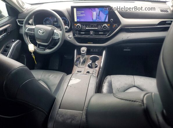 5TDKDRAH0PS019077 2023 TOYOTA HIGHLANDER Белый Вид панели приборов
