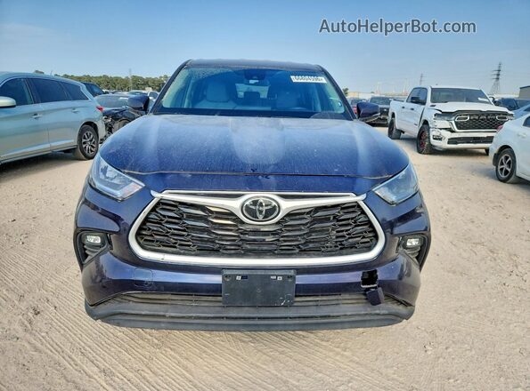 5TDKDRAH0PS504108 2023 TOYOTA HIGHLANDER Blue Vista interior trasera