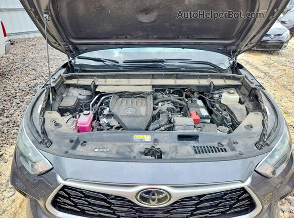 5TDKDRAH1PS010730 2023 TOYOTA HIGHLANDER Gray Вид підкапотного простору