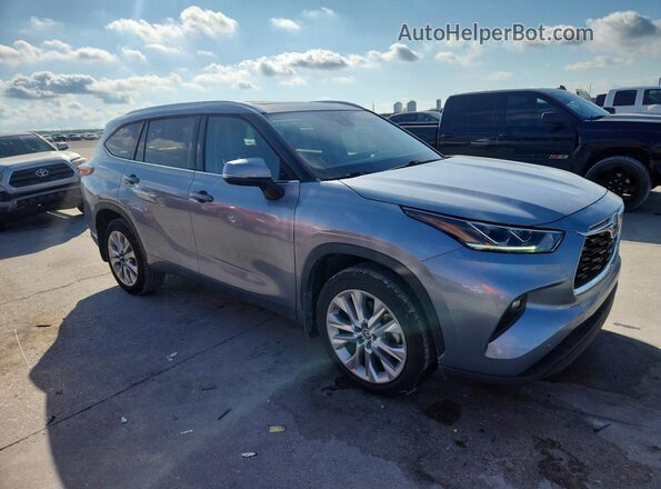 5TDKDRAH1PS022781 2023 TOYOTA HIGHLANDER Silver Delantero derecho