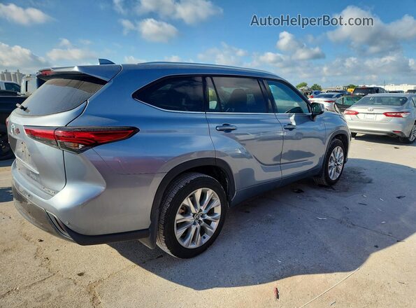 5TDKDRAH1PS022781 2023 TOYOTA HIGHLANDER Silver Trasero derecho