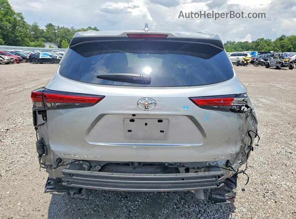 5TDKDRAH1PS024577 2023 TOYOTA HIGHLANDER Silver უკანა ხედი