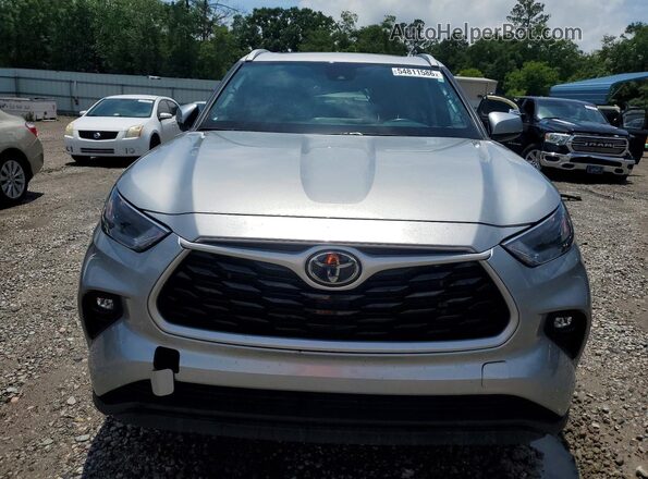 5TDKDRAH1PS024577 2023 TOYOTA HIGHLANDER Silver წინა ხედი