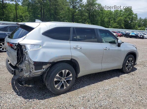 5TDKDRAH1PS024577 2023 TOYOTA HIGHLANDER Silver უკანა მარჯვენა