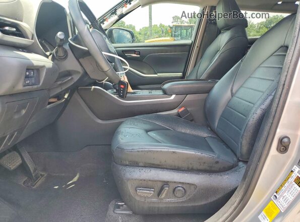 5TDKDRAH1PS024577 2023 TOYOTA HIGHLANDER Silver წინა სალონის ხედი
