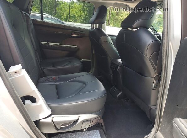 5TDKDRAH1PS024577 2023 TOYOTA HIGHLANDER Silver უკანა სალონის ხედი