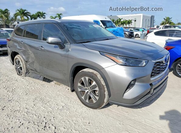5TDKDRAH1SS558204 2025 TOYOTA HIGHLANDER Silver Front right