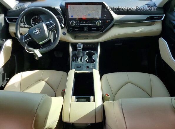 5TDKDRAH1SS558204 2025 TOYOTA HIGHLANDER Silver Dashboard view