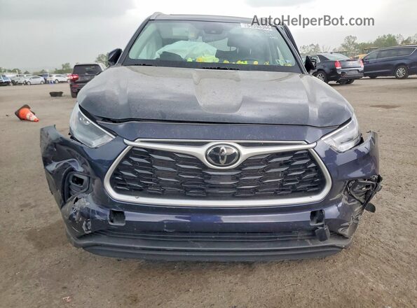 5TDKDRAH2PS047124 2023 TOYOTA HIGHLANDER Blue Դիմացի տեսք