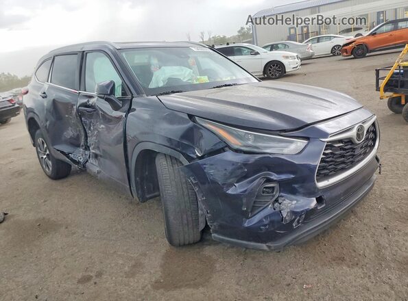 5TDKDRAH2PS047124 2023 TOYOTA HIGHLANDER Blue Առջևի աջ