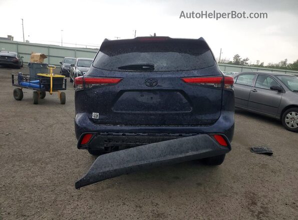 5TDKDRAH2PS047124 2023 TOYOTA HIGHLANDER Blue Հետևի տեսք