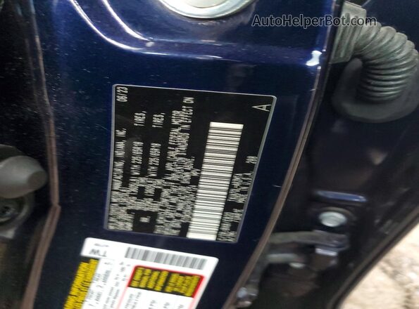 5TDKDRAH2PS047124 2023 TOYOTA HIGHLANDER Blue VIN կոդի պիտակի տեսք