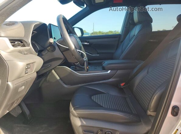 5TDKDRAH2PS524649 2023 TOYOTA HIGHLANDER Серебряный Вид панели приборов